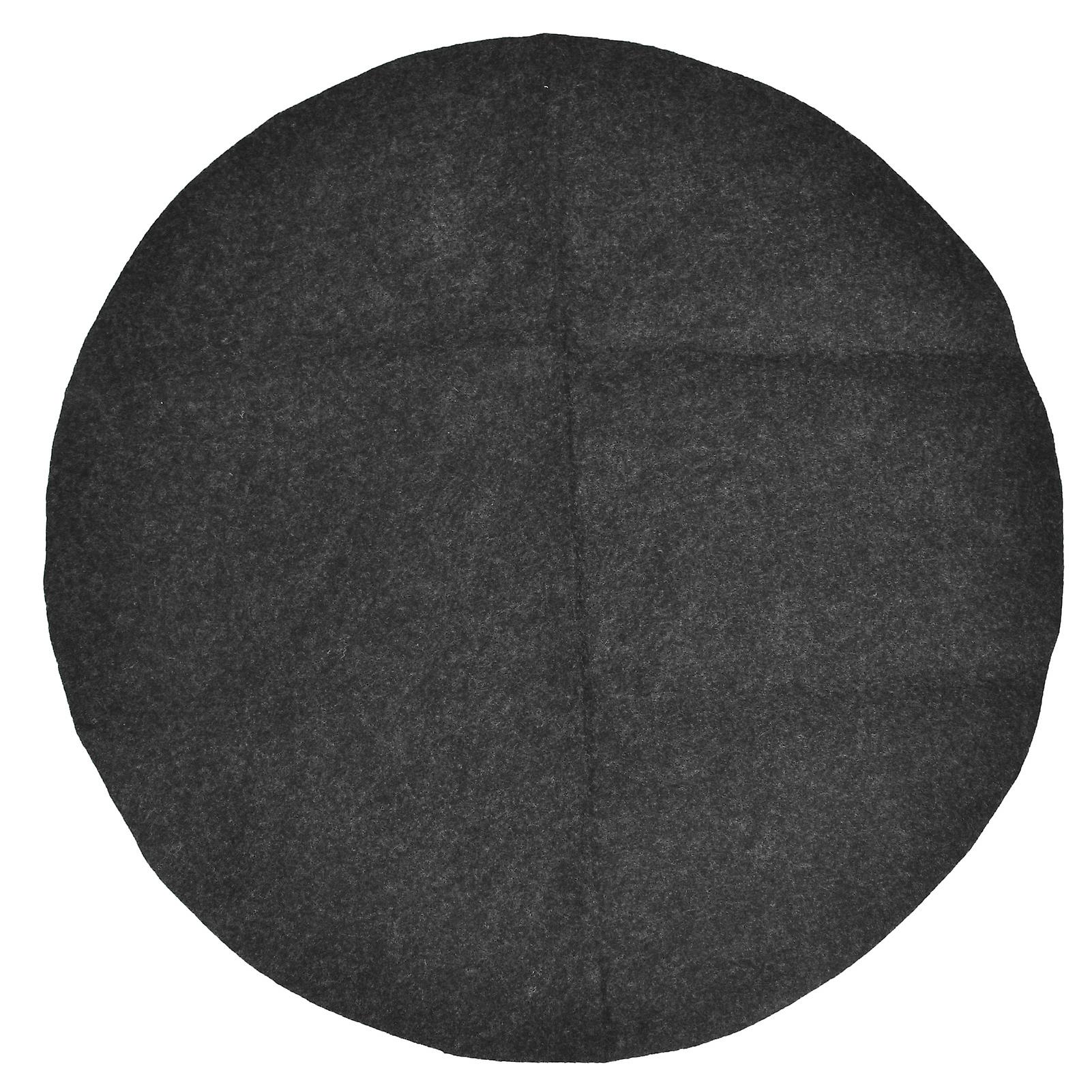 Barbecue Mat Barbecue Mat PE Oven Floor Mat Round Barbecue Mat BBQ OilProof and FlameRetardant 68cm X 68cm