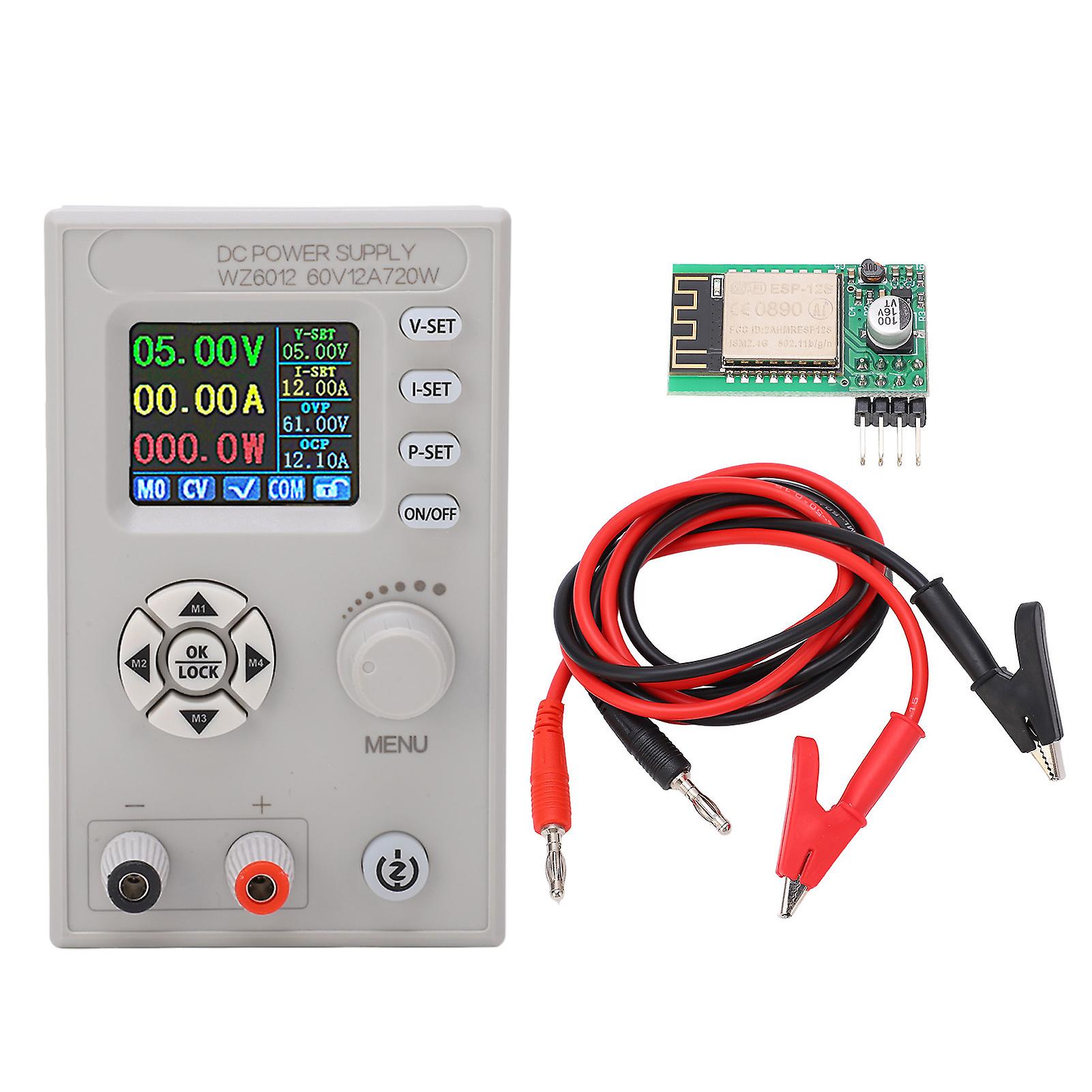 Modulo di alimentazione buck di tensione CC Caricabatterie buck di alimentazione stabilizzato ad alta efficienza con modulo di comunicazione WiFi 60V 12A