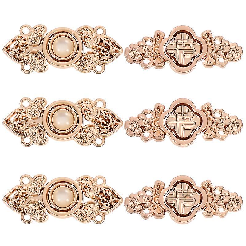 6pair Clothing Retro Button