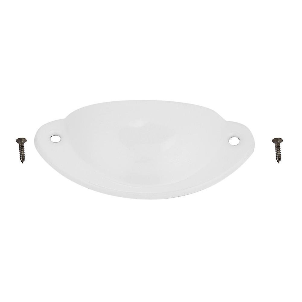 Ouitble Handle Pull Metal Drawer Cabinet Furniture Knob Antique Shell Pull Handle, White, Handware Fitting