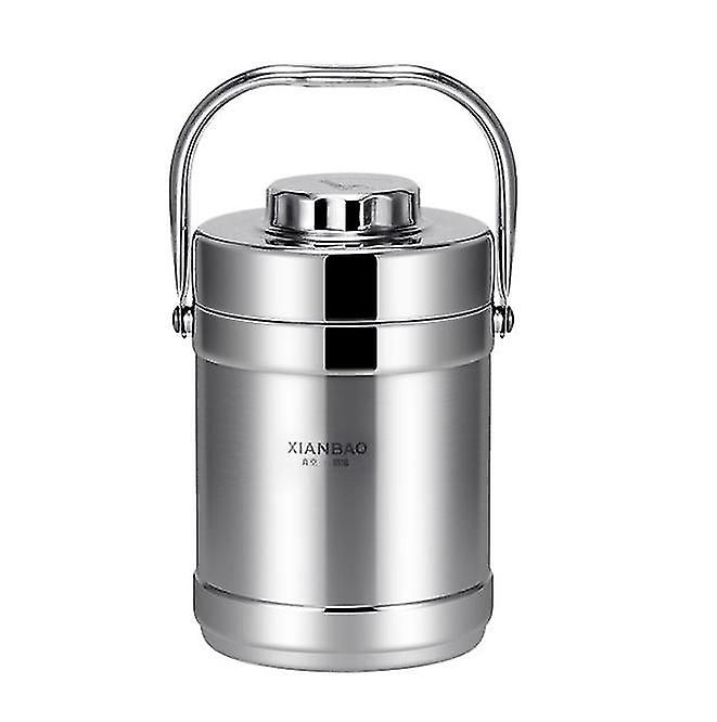 Lunch Boxes Totes 2000ml Thermal Lunch Box Stainless Steel Bento Box Portable School Food Storage Container