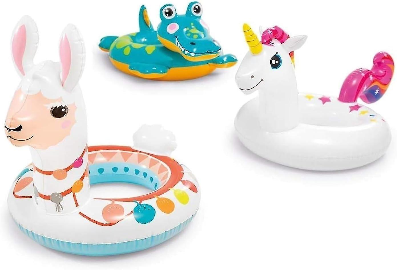 Big Inflatable Animal Swim Ring - Assorted Styles