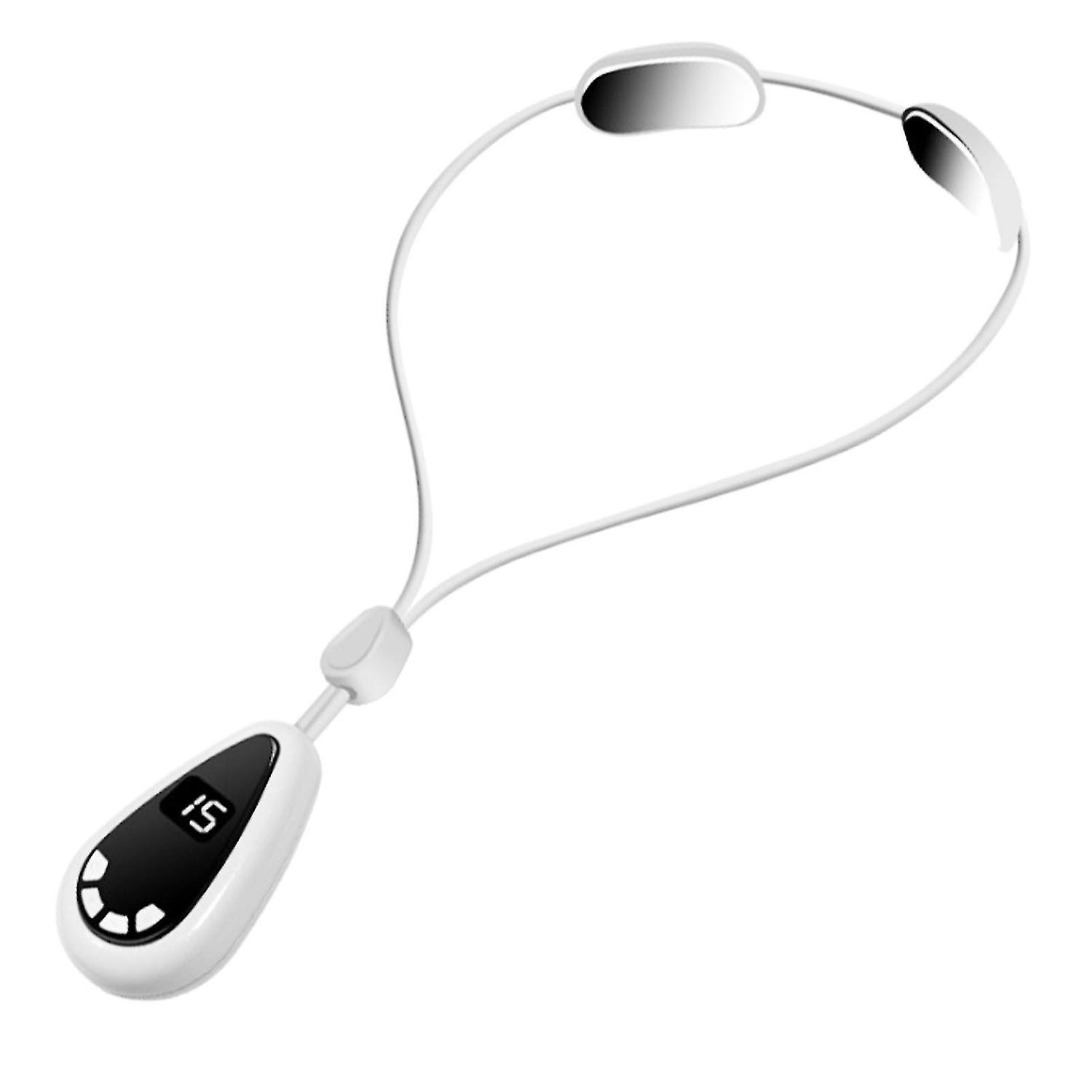 Portable Smart Cervical Massager with Heat and Microcurrent - Mini, White