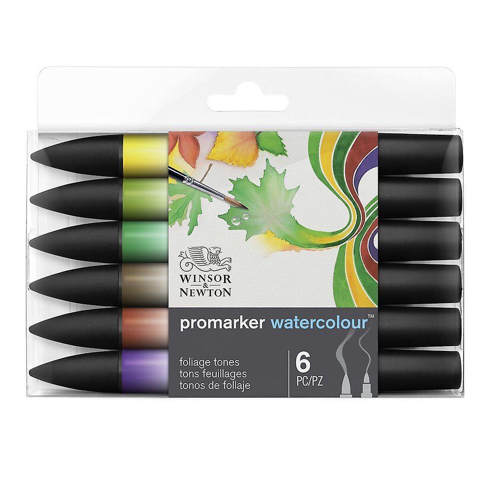 Winsor & Newton Promarker Watercolour Foliage Tones 6 Set