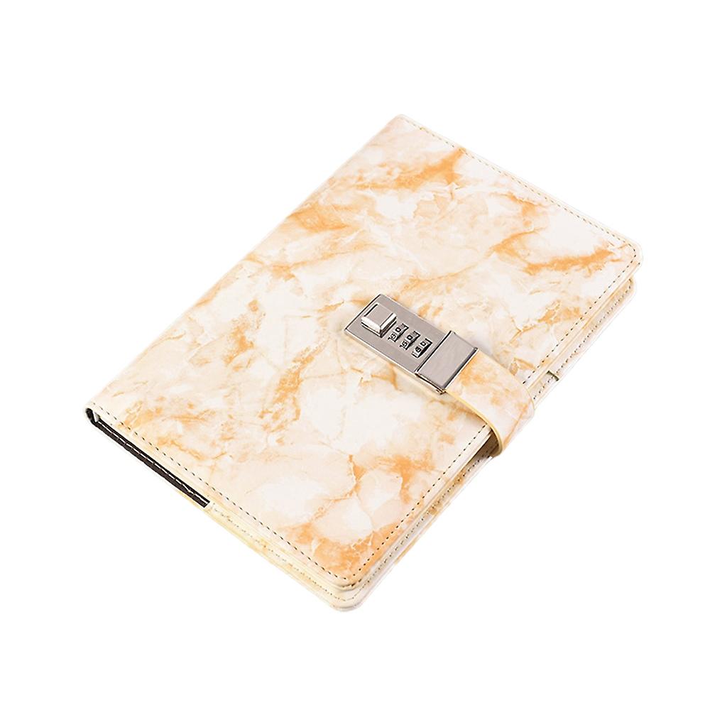 Marble Diary Journal with Locks Secret Diaries Journal Notebook with Code Lock