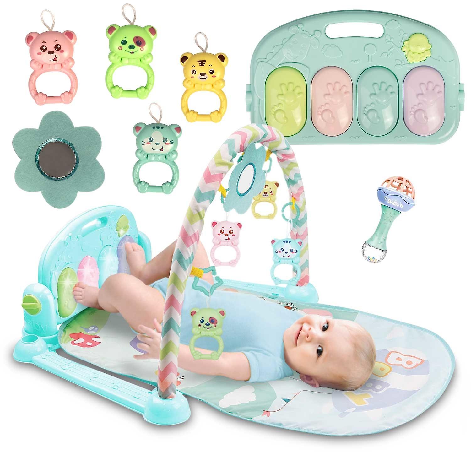 Baby gym mat with playing arch + piano – 75 x 69 x 45 cm