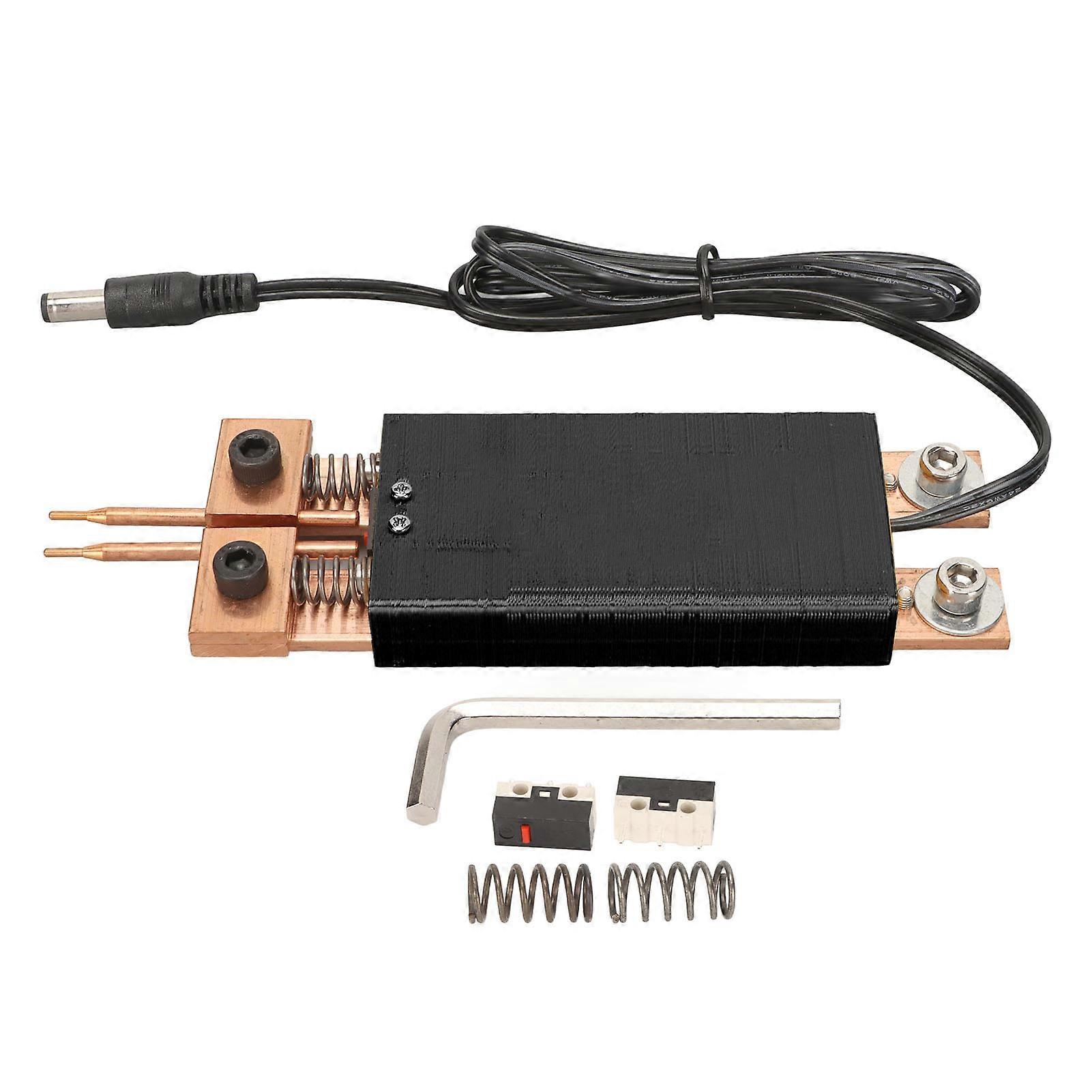 قلم لحام بقعة البطارية المهنية الكل في واحد التلقائي الزناد بقعة لحام القلم للمنزل الصناعية DC4?12V الأسود