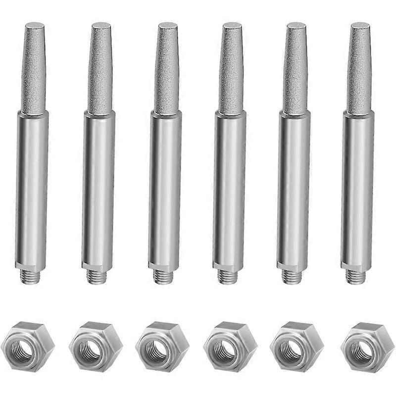 Chainsaw Sharpener, 6pcs Chainsaw Sharpener Accessory Kit, Chainsaw Grinding Wheel for Sharpening and Honing Sharp Chainsaws 6pcs(4.0 Type)