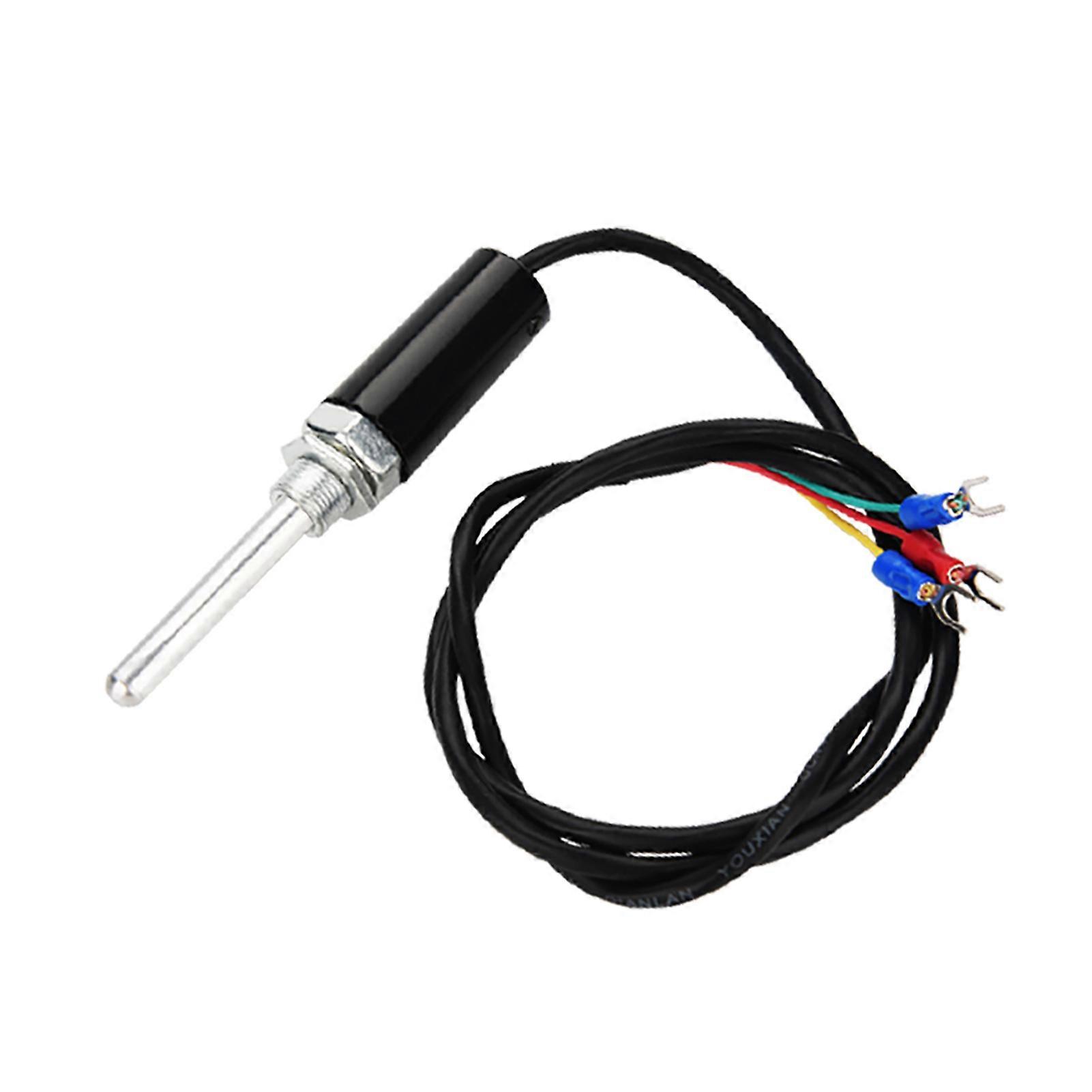 PT100 Type Temperatuur Thermokoppel Sensor Sonde met RVS Kabel (50mm)