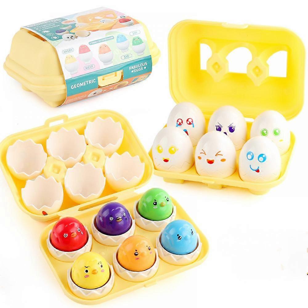 6pcs/set Easter Egg Simple Dimple Eggshells Portable Free Washable Practical Gift