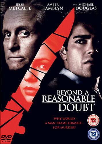 Beyond a Reasonable Doubt DVD (2010) Michael Douglas Hyams (DIR) cert 12 - Region 2