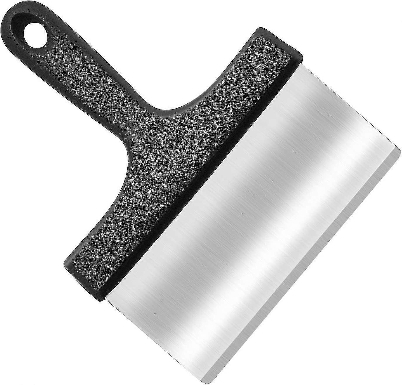 Griddle Scraper With Handle, Stainless Steel Griddle Scraper, Barbecue Grill Scraper Cleaning Tool