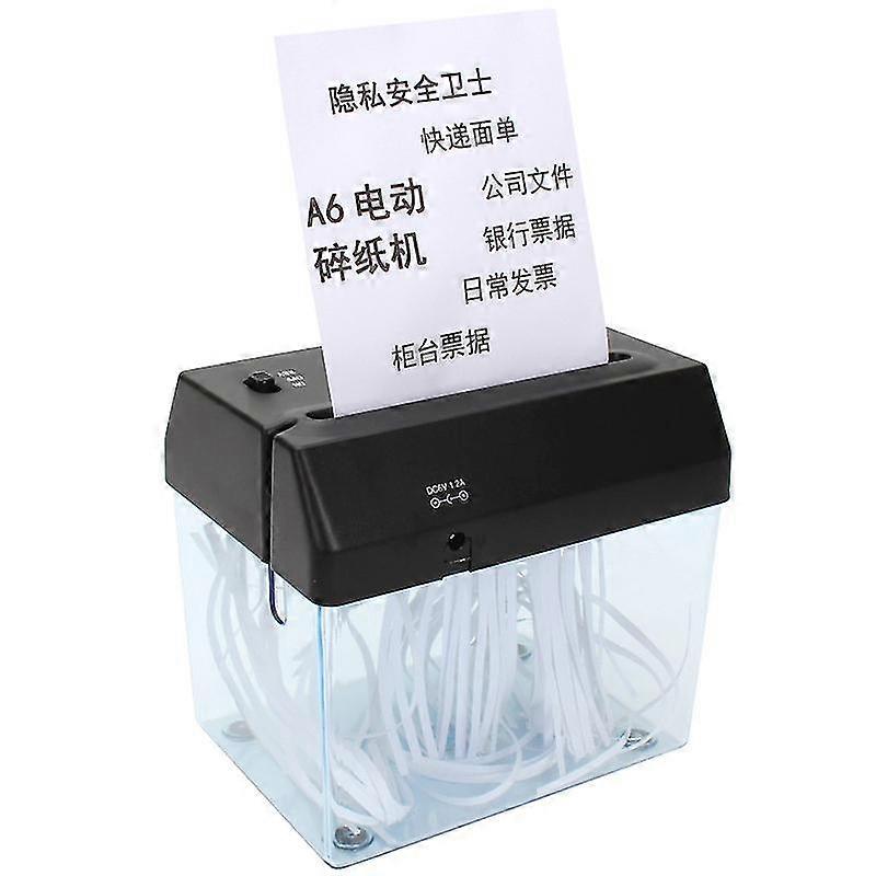 Mini Electric Shredder A6 Paper Document Cutting Machine with Letter Opener for Home Office