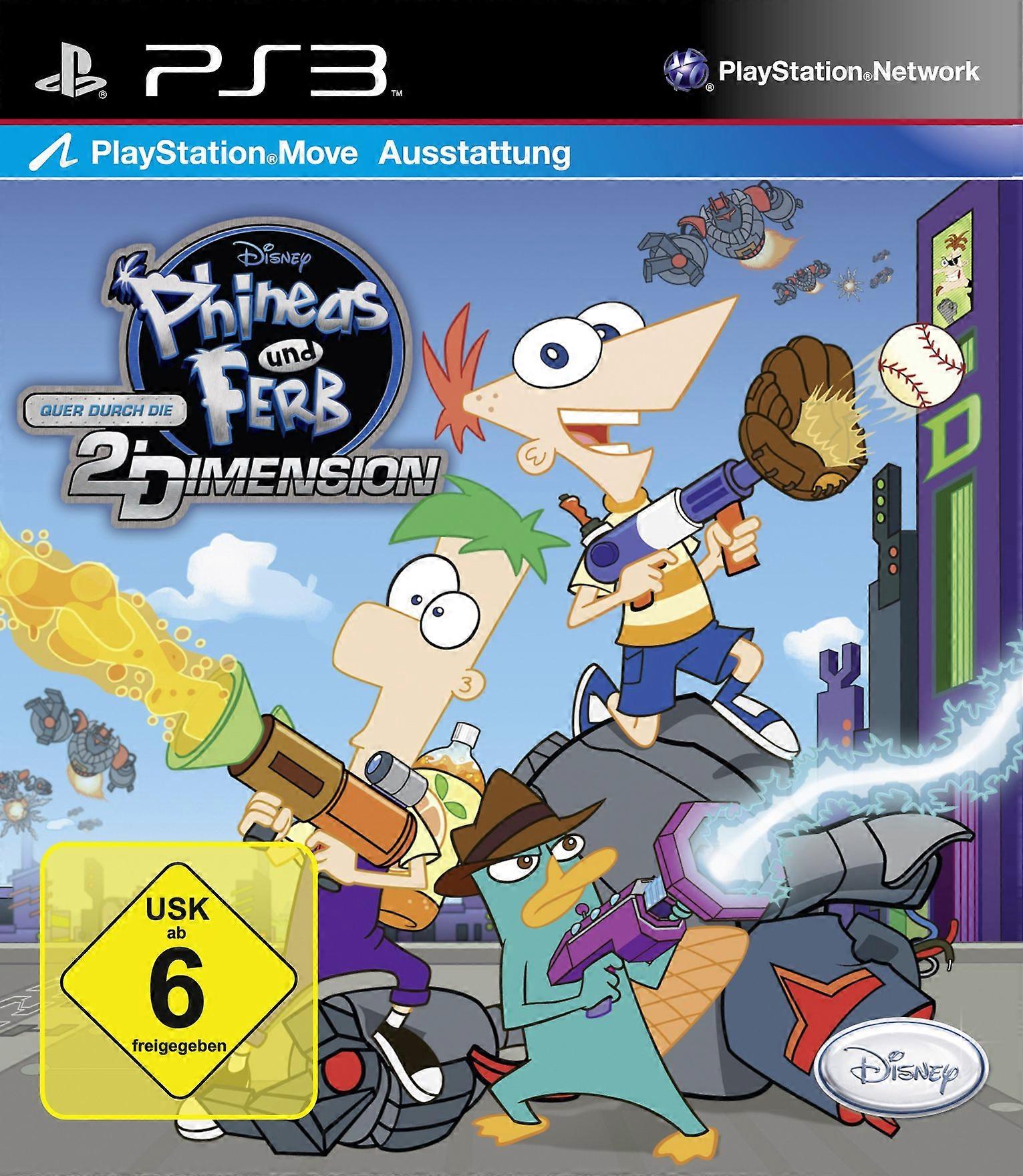 Phineas  Ferb - Quer durch die 2. Dimension - PlayStation 3 - PAL - New & Sealed