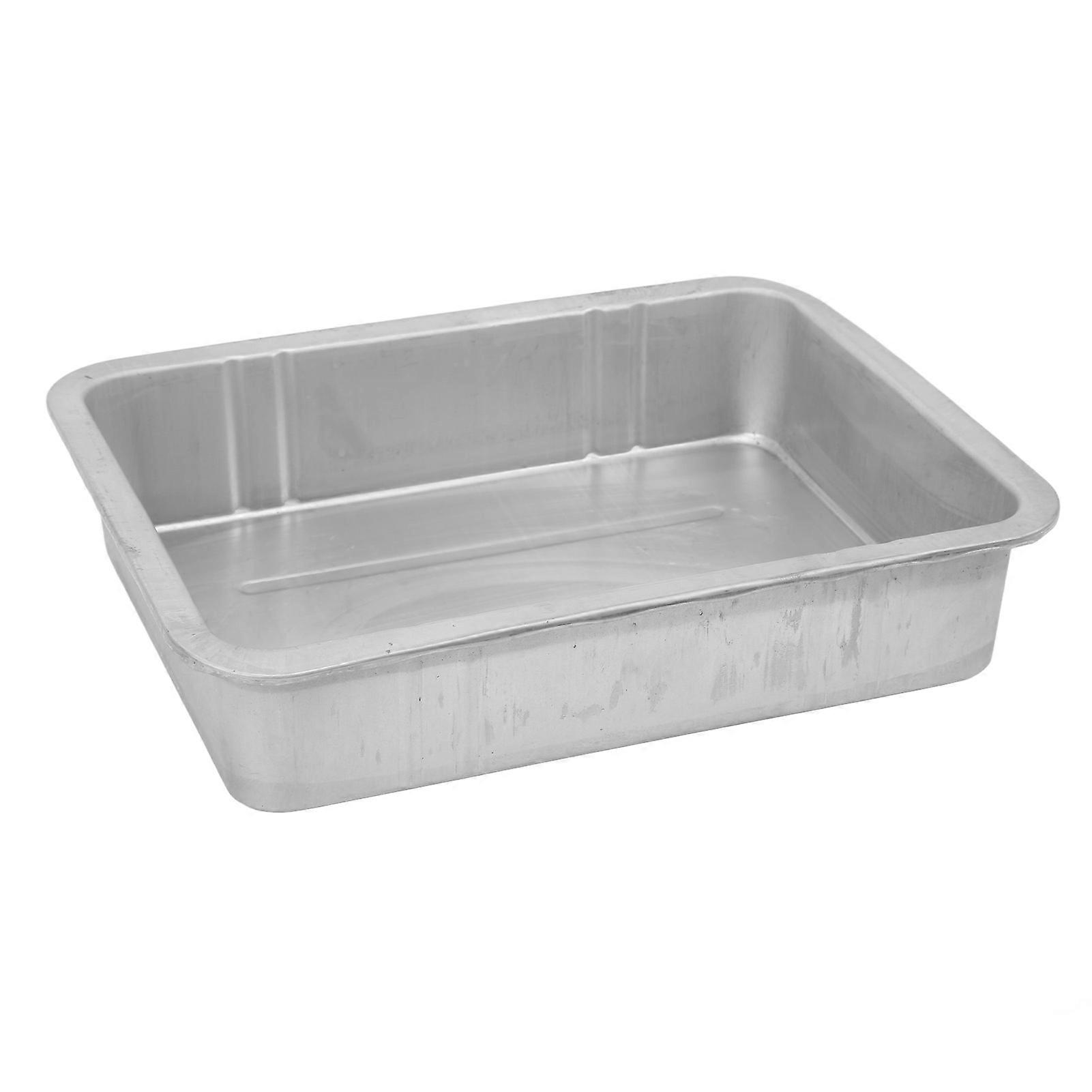 Oil Drain Pan Leak Free Portable Universal Metal Construction Automotive Oil Change Container 10L