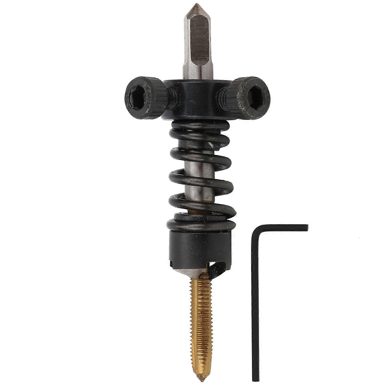 Highspeed Steel Tapping Chamfer Straight Flute Screw Tap Chamfering Machine for Lathe(M3x0.5 ) YEMAA