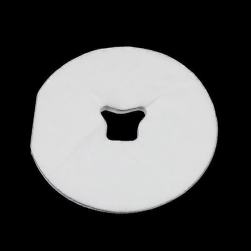 100pcs Disposable Face Rest Sheets Headrest Cradle Covers For Massage Bed White