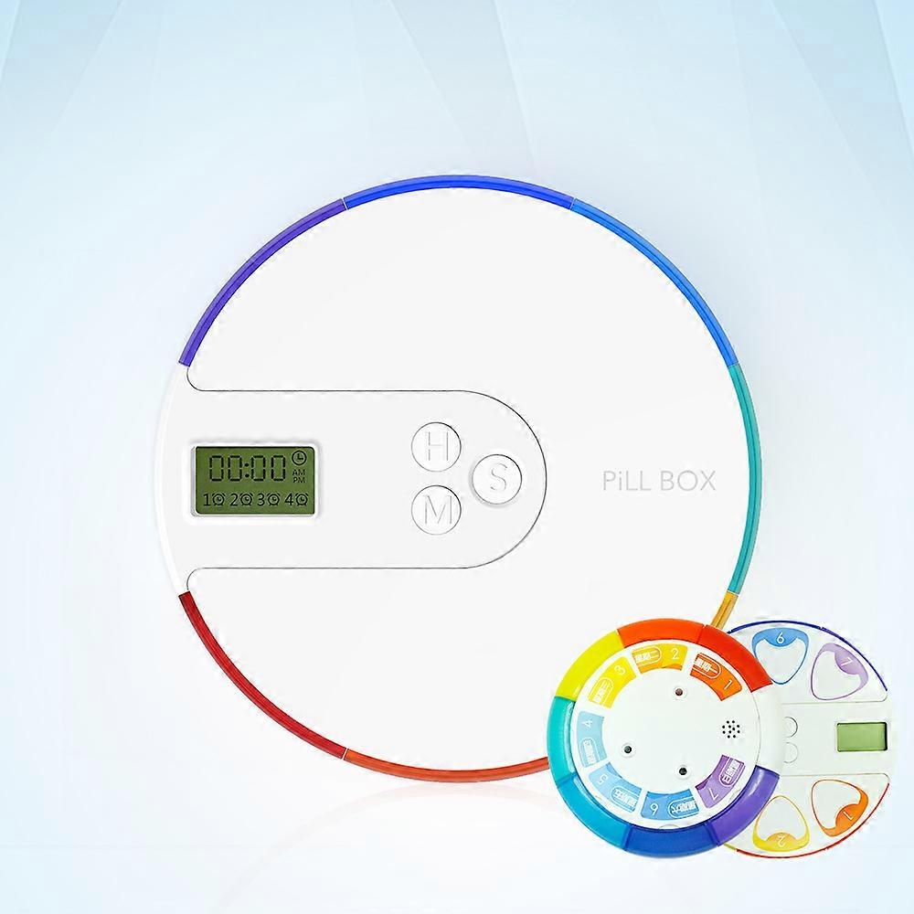 Automatic Pill Dispenser With 7-day Electronic Medication Organizer