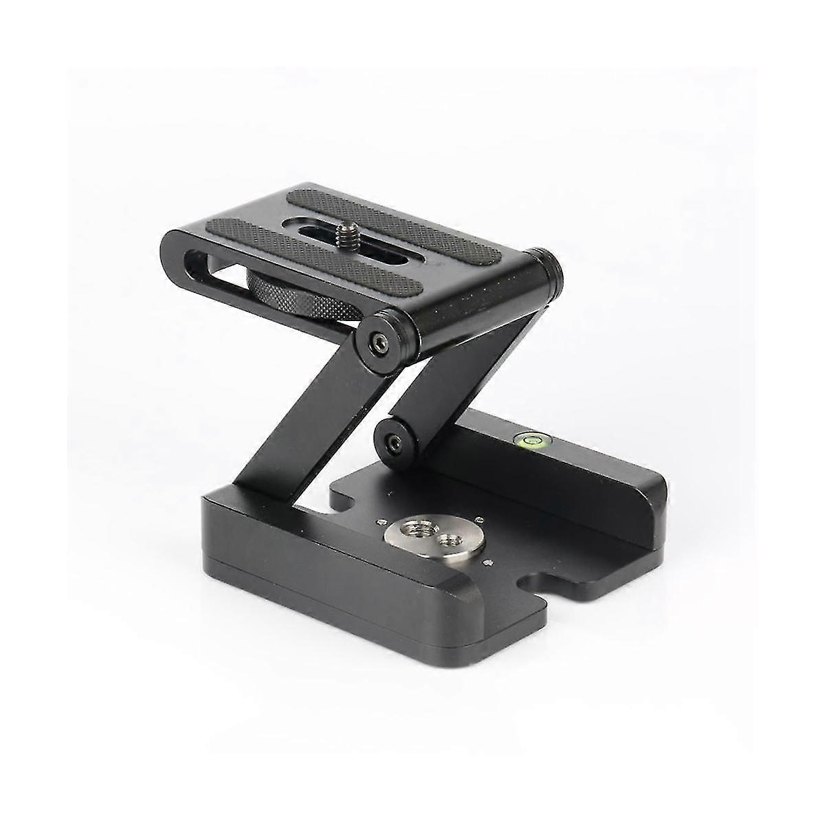 Portable Z Type Tilt Tripod Head Folding Tilt Foldable Convenient Single Quick Release Plate Stand