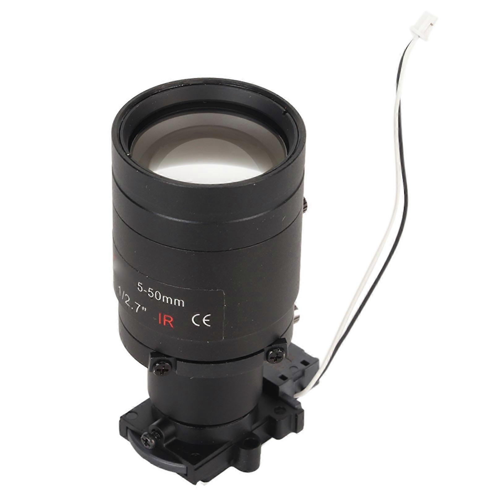 CCTV Lens F1.6 HD 4MP M12 Mount Long Focus 1/2.7in Image Format 10X Manual Zoom Lens for IP AHD Security Camera NO.4703