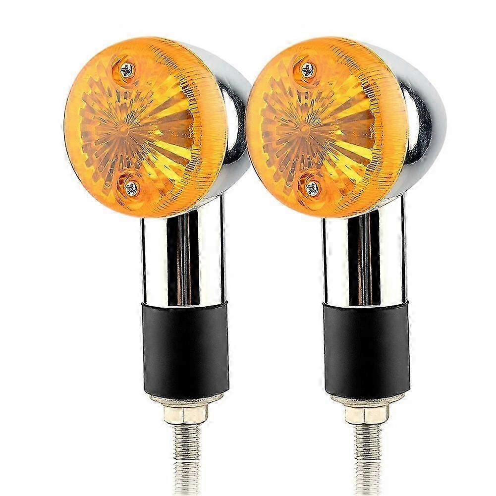2pcs Universal Motorcycle Front And Rear Turn Signals For Honda Shadow VT 750 1100 VTX 1300 1800 C Motorcycle Turn Signal Lights