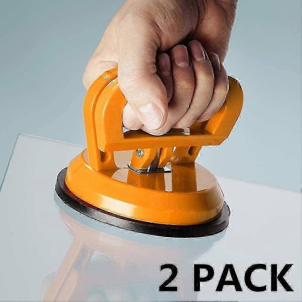 2er-Pack Hochleistungs-Aluminium-Auto-Dellenzieher-Griff-Glasheber-Einzelsaugnapf