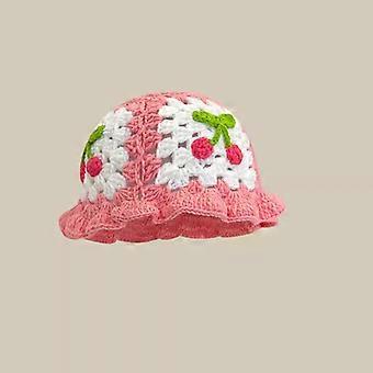 2023 NEW Women's Handmade Crochet Bucket Hats Y2k Fashion Summer Beach Hat Korean Hollow Knitted Hat