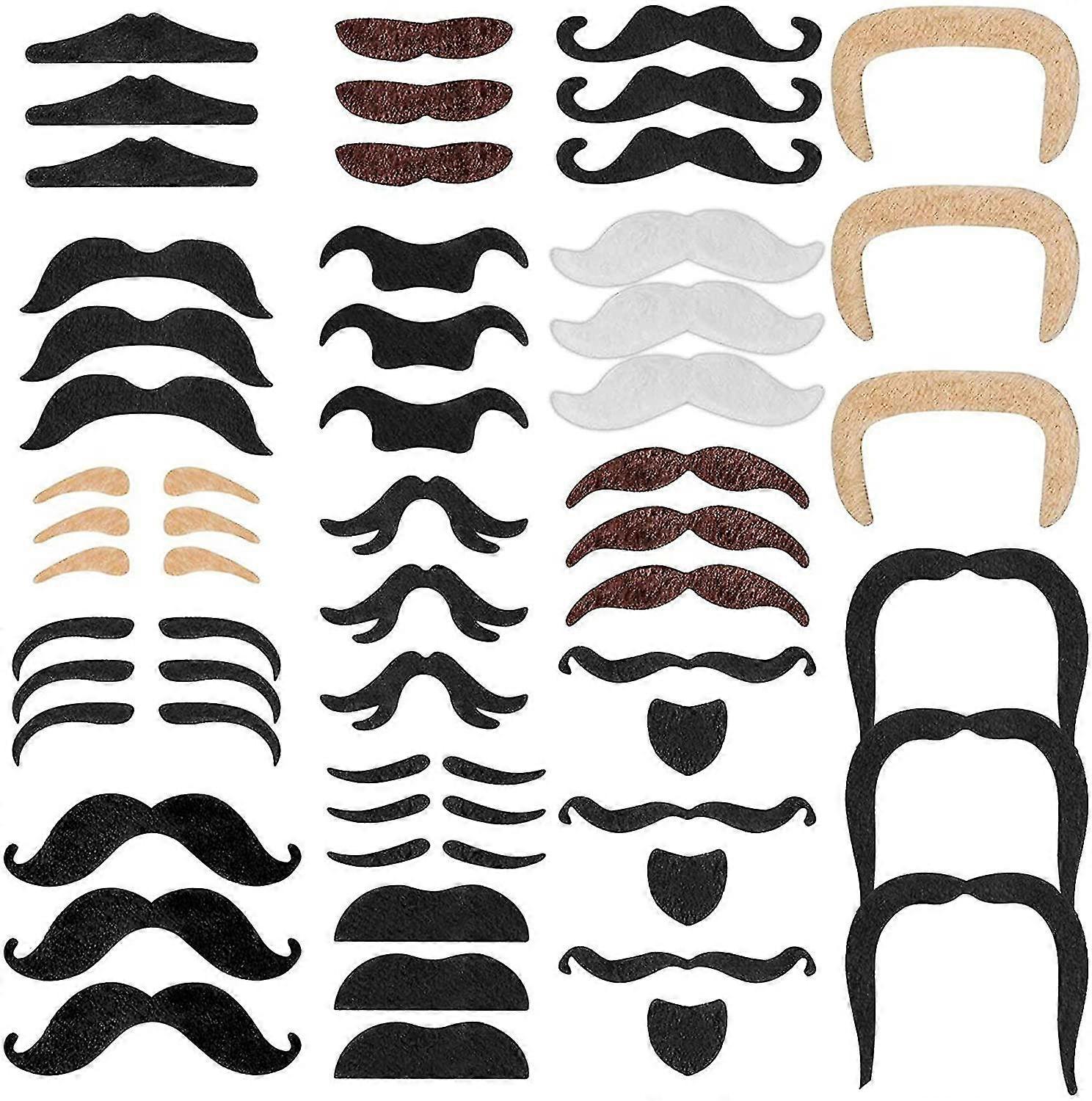 Mustache Self-adhesive,false Beard Gluing Adhesive Beards False Beards