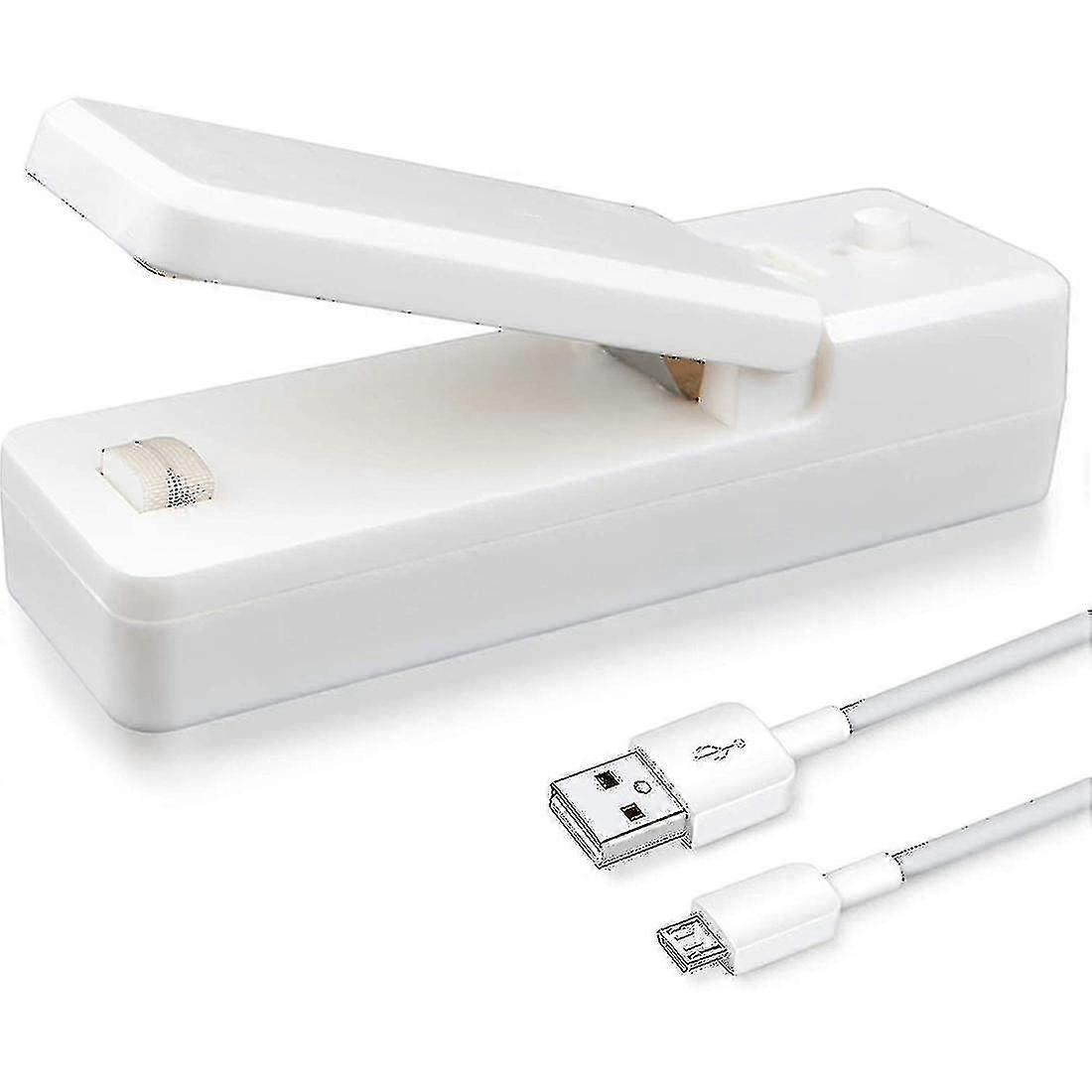 Mini Bag Sealer, Rechargeable Quick Heat Vacuum Sealer Seals