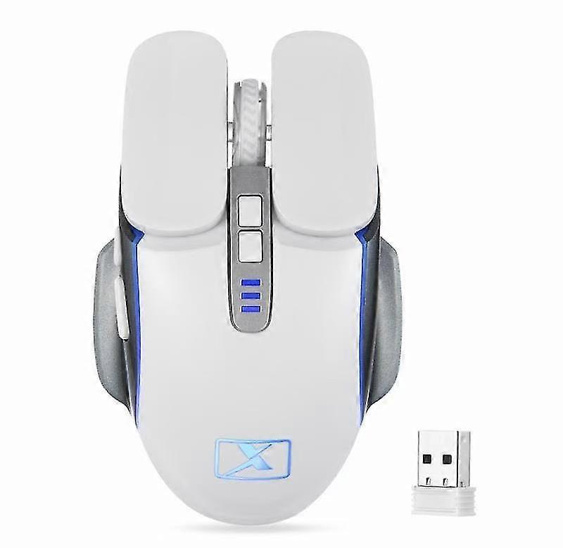 M215 Wireless Mouse Rechargeable Laptop Desktop 2.4g Mechanical Mouse-white