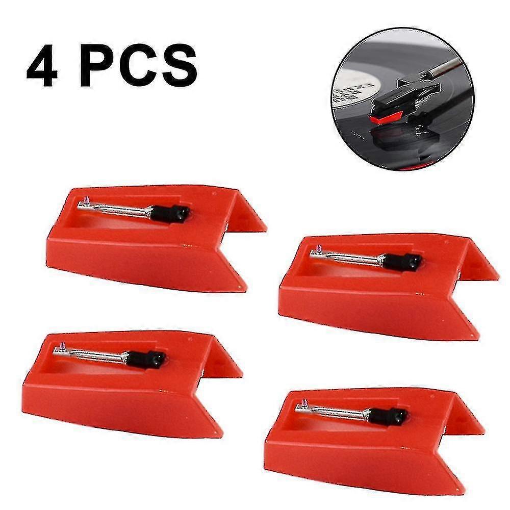 4 Pack Record Player Needle Turntable Stylus Replacement Turntable