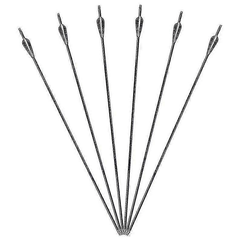 6pcs Durable Arrow Archery Arrow Practical Arrows Target Practice Arro