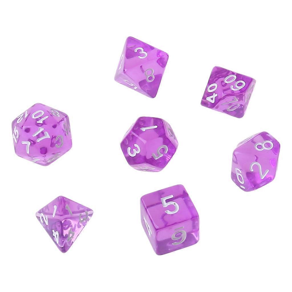 7-Würfel-seitig D4 D6 D8 W10 W12 W20 Magic-the-Gathering-RPG-Poly-Spielset