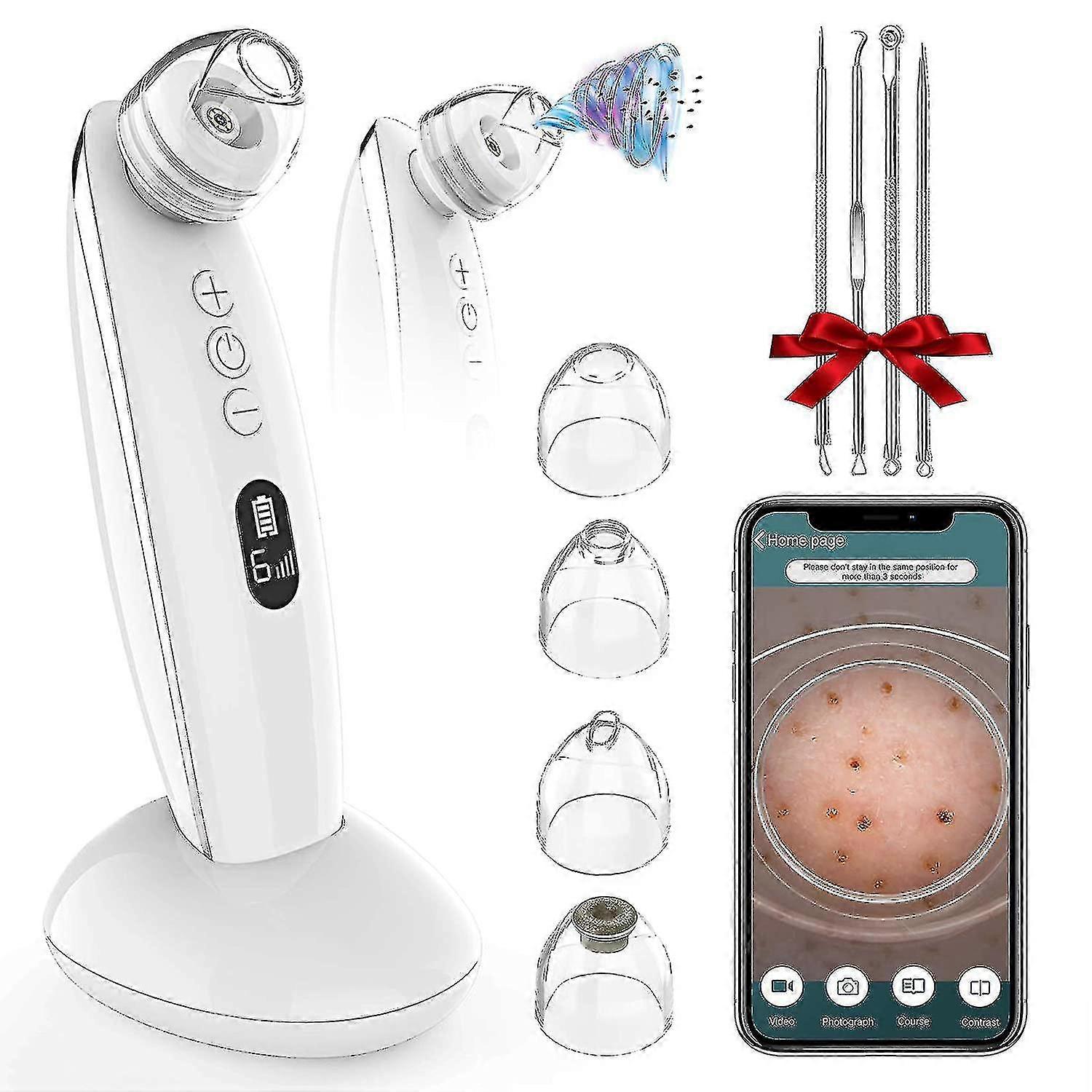 Blackhead Remover With Camera, Upgraded Pore Vacuum Cleaner, Remover