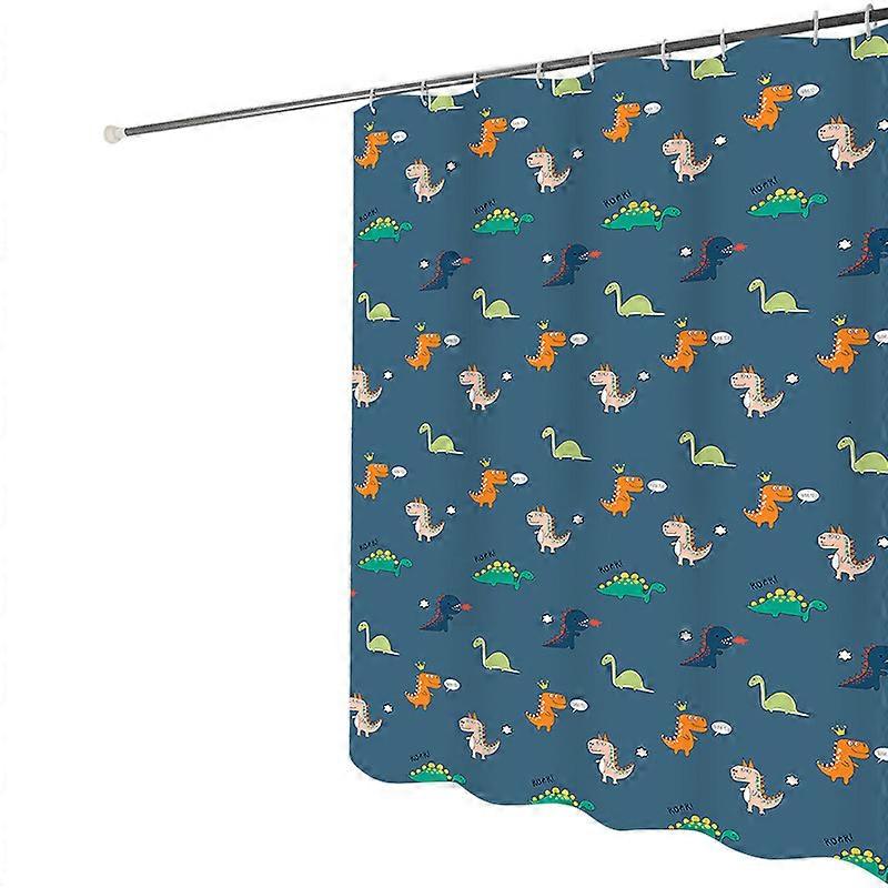 Dinosaur Shower Curtains Seamless Colorful