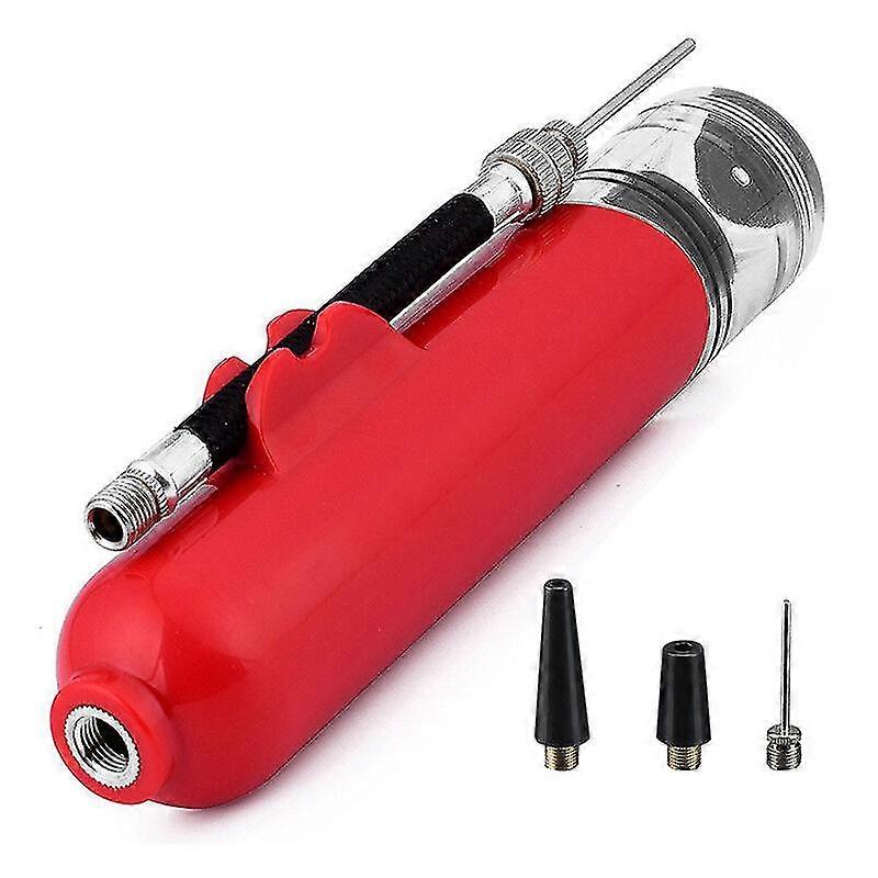 Ball Pump With Needles, Mini Handheld Air Pump, Two-way Portable Push And Pull Inflator System For Basketball, Yoga Ball And Other Inflating Equipment