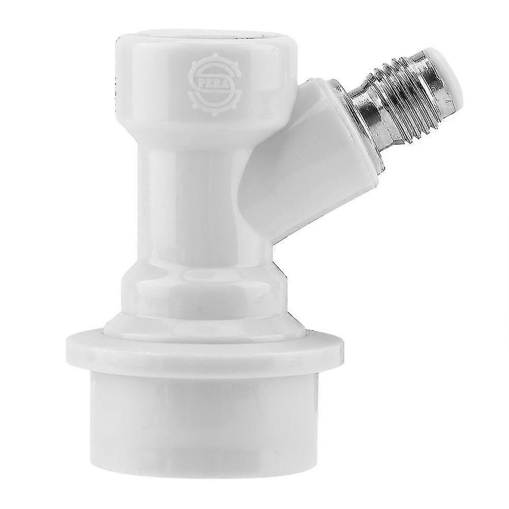 Ball Lock Disconnects Kit For Homebrew Beer Soda Corny Keg Liquid Connectors(white)