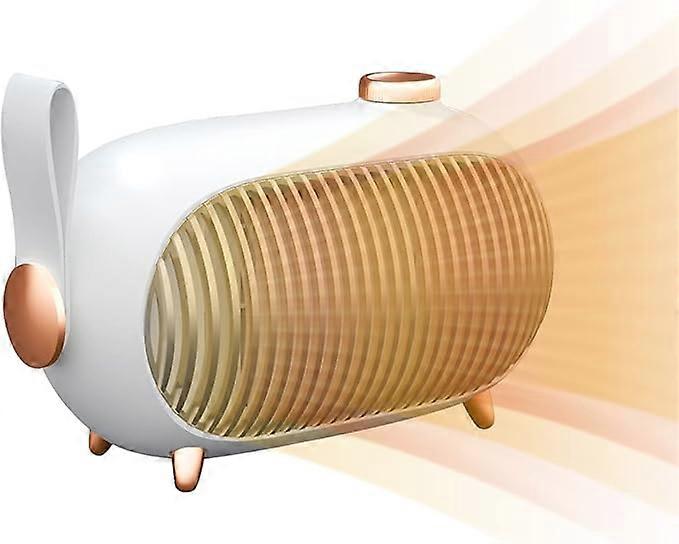 Space Heater  Portable Mini Heater for Home and Office  Energy-Efficient Small Space Heater with Overheating Protection  Retro Heater for Bedroom, Cam