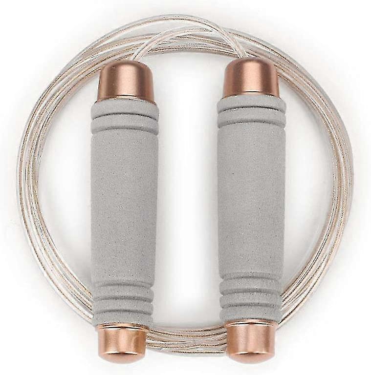 Weighted Jump Rope For Handle, Adjustable Tpu Wire Rope With Bearing Comfortable Foam Handle Skipping Rope
