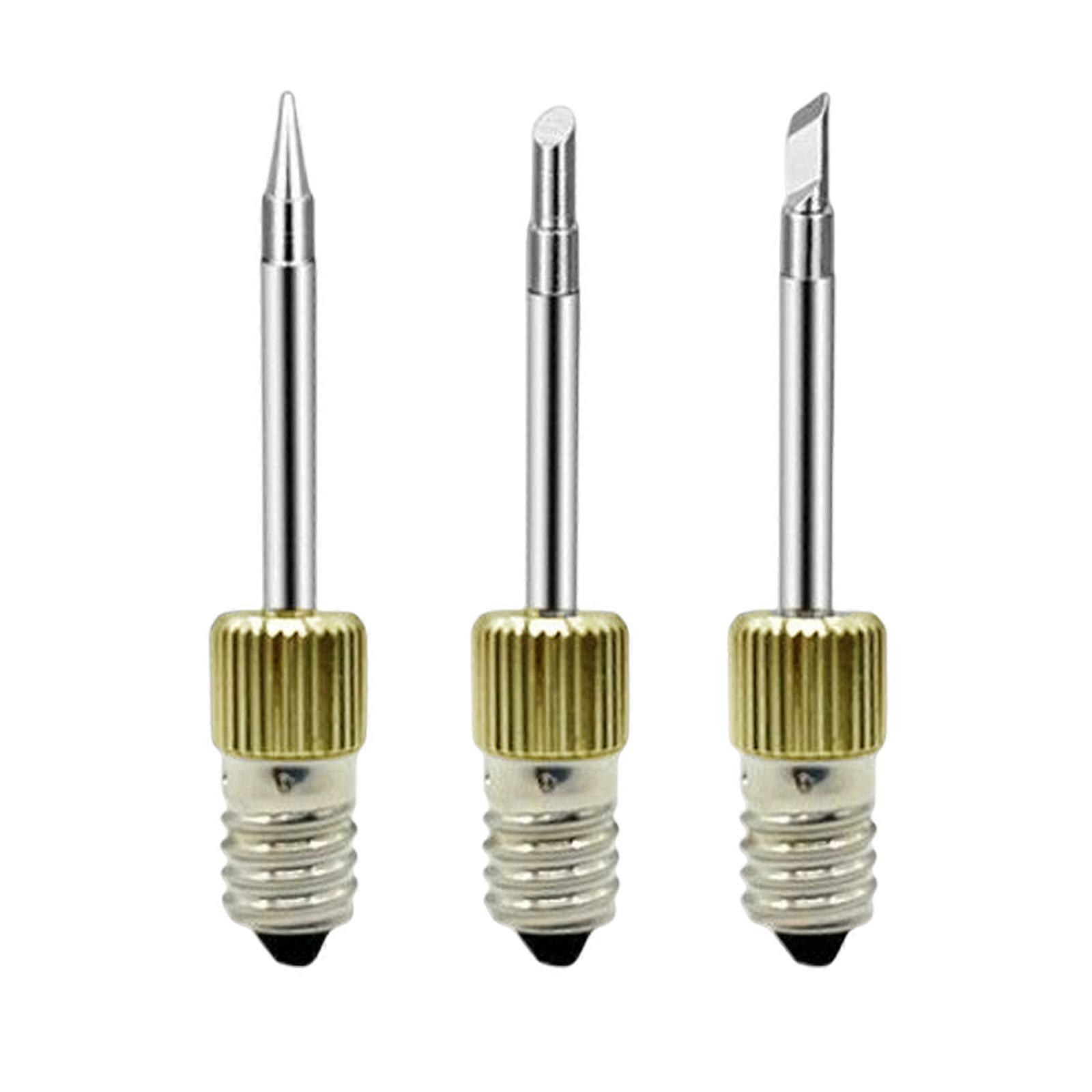 Soldering Iron Tips Corrosion Resistant Cordless E10 Interface Battery Solder Welding Tips Electronic Soldering Tips for Tool