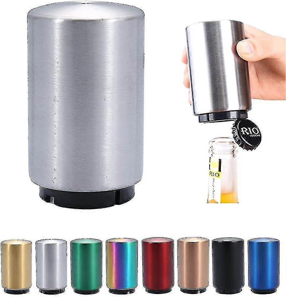 Décapsuleur magnétique. Décapsuleur automatique en acier inoxydable. Fonction push-pull.