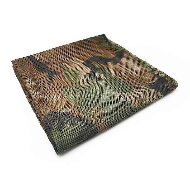 300D Camouflage Burlap Mesh Tissu Sun Shelter Shade Camo Net Garden Fence Décoration Extérieure 1.5M De large Couverture d’auvent