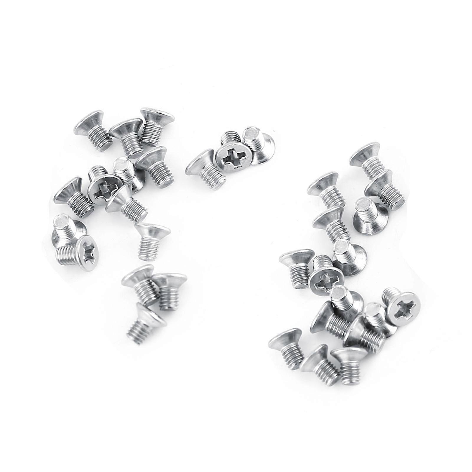 100pcs Bag Flat Head SS304 Machine Countersunk Screw Bolt Fastener Repair Tool Accessory M3*4