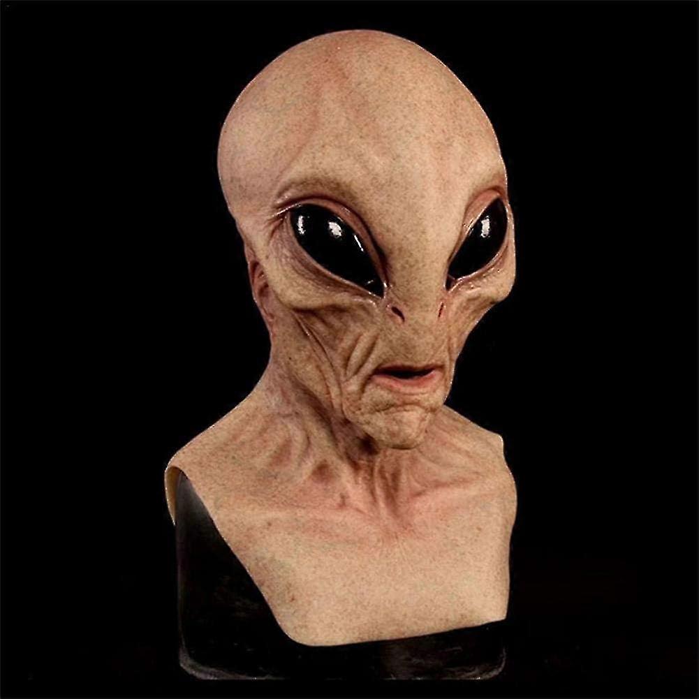 thumbnail image 2 of LEKA NEIL Alien Mask Realistic Latex Alien Mask UFO Alien 2 of 12