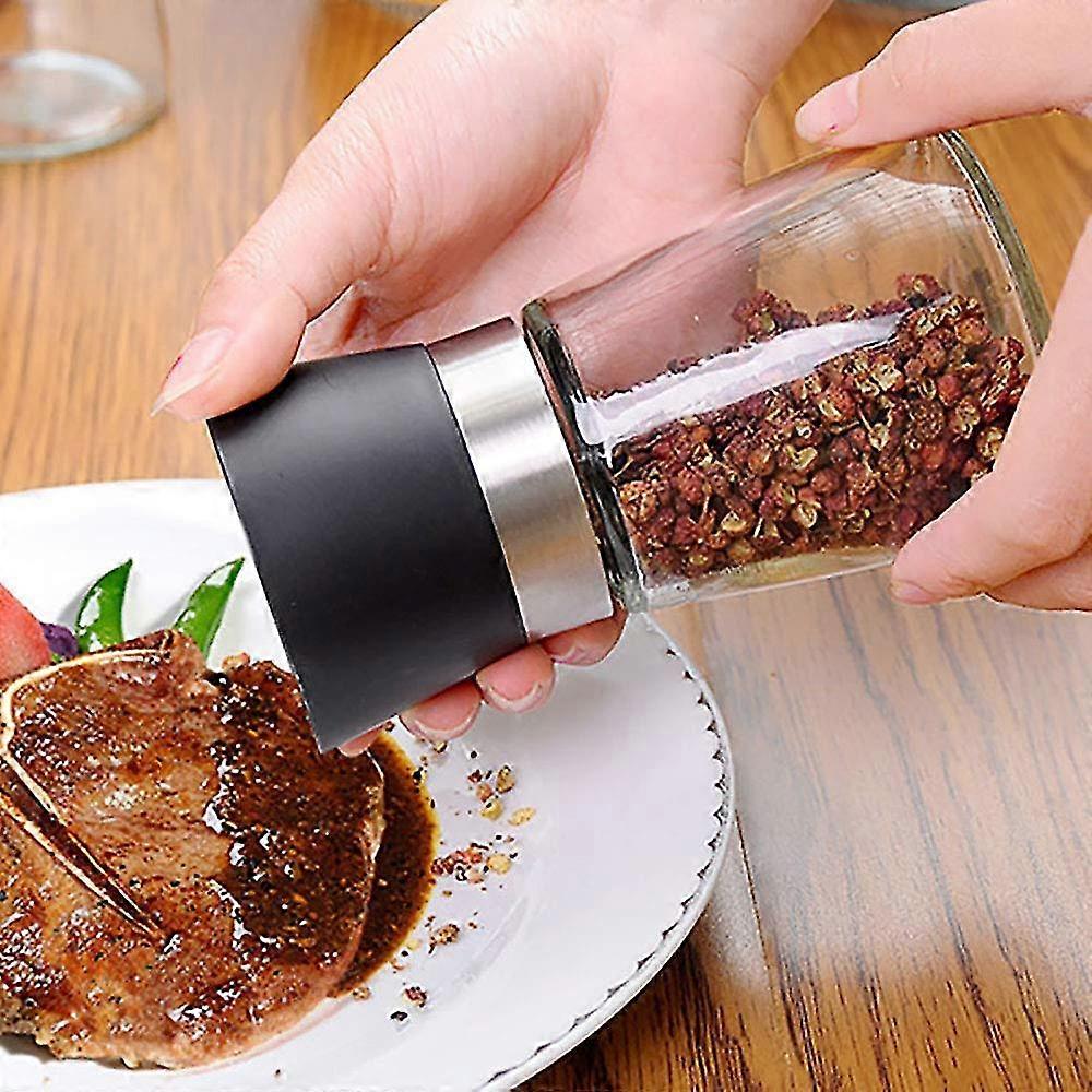 1pcs Refillable Salt And Pepper Shakers - Multi-function Pepper Mill