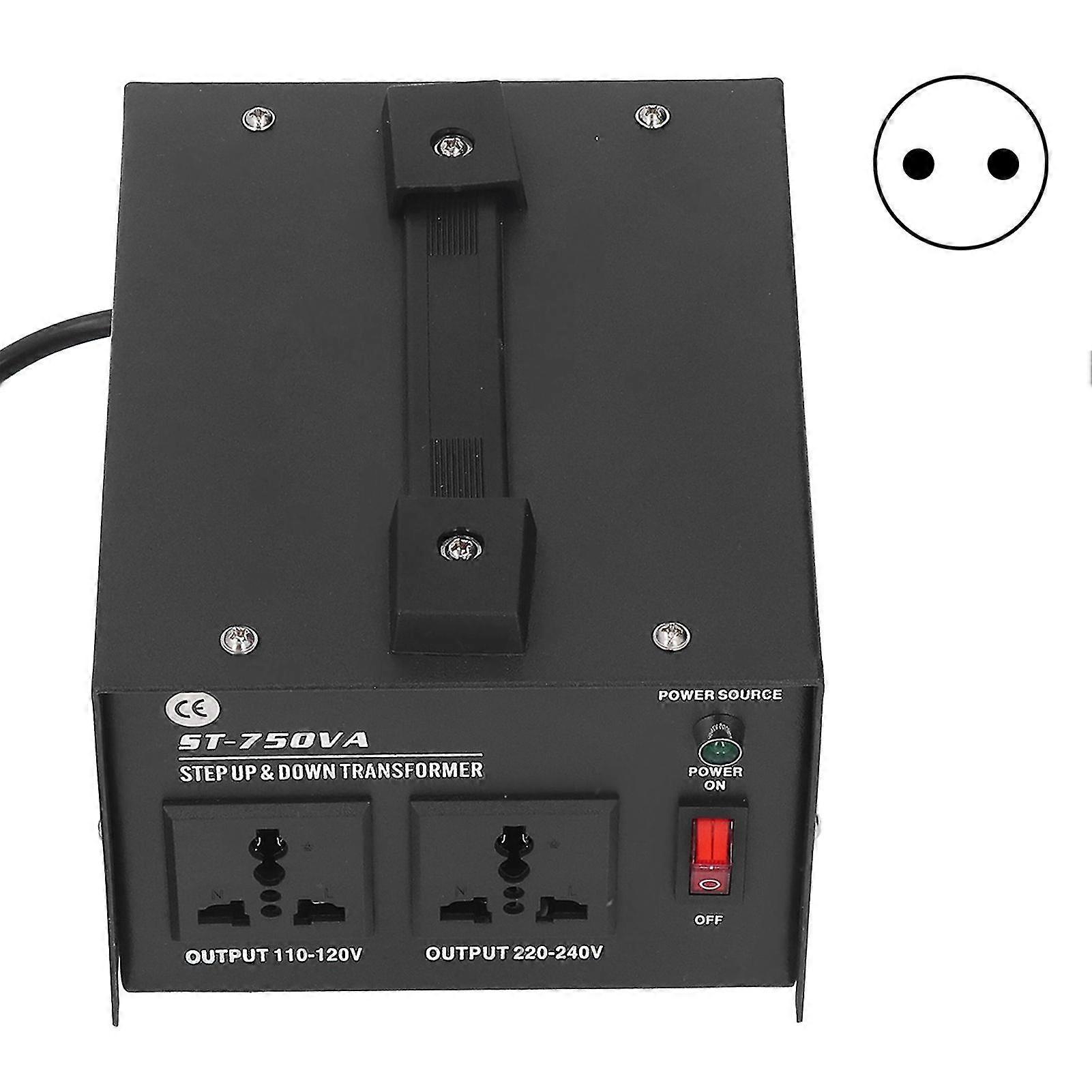 750W Step Up Buck Transformer 110V120V220V240V EU Plug - Adjust Input Voltage Power Transformer
