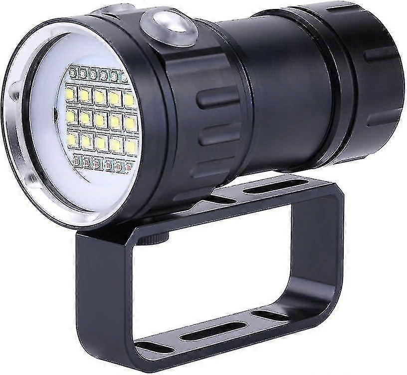 Torcia subacquea 18000 lumen Ipx8 luci subacquee 500m subacqueo led luci sommergibili torcia elettrica f