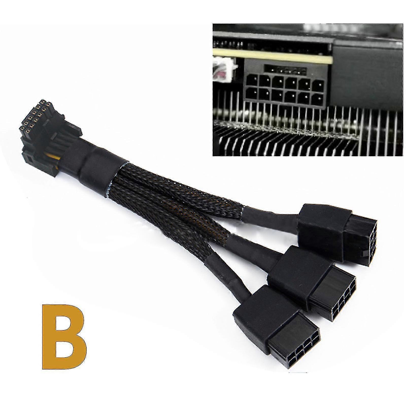 Gpu Rtx4090 Rtx4080 Series 4x8pin Pci-e To 16pin (12+4) Pci-e 5.0 12vhpwr Cablyp Ft