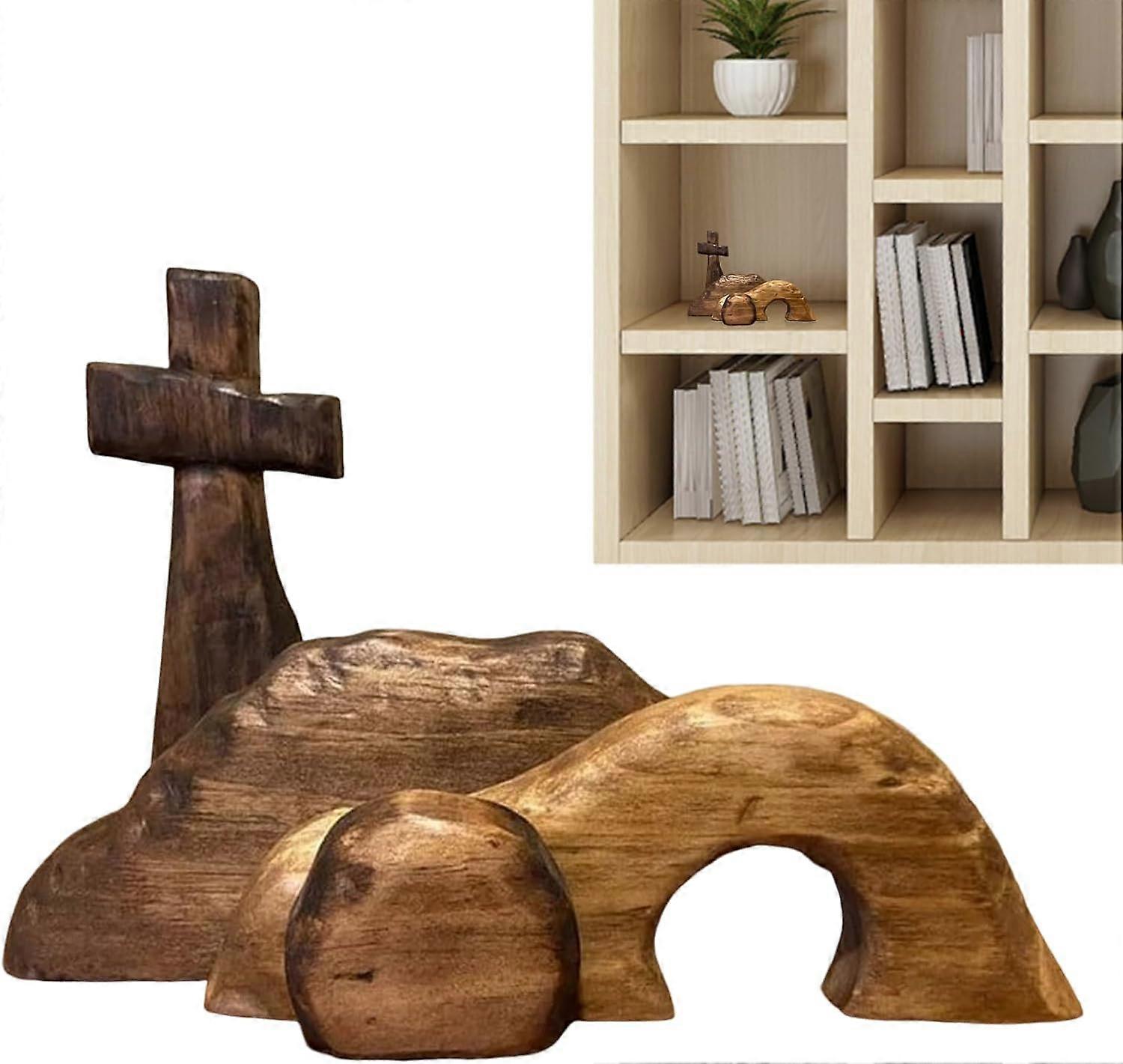 Easter Resurrection Scene Set, Empty Tomb Easter Nativity Jesus