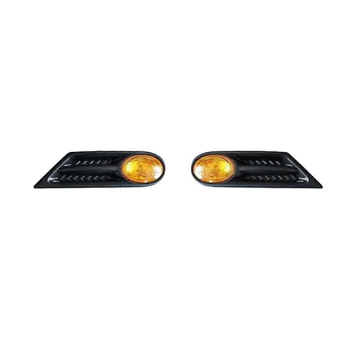 1Pair Side Indicator Light Trim Panel 63137260201 63137260202 for R55 R56 R57 R58 R59 07-15 Turn Signal